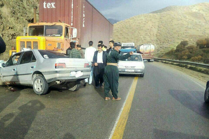 آغاز اصلاح پیچ حادثه‌خیز قلعه‌جی در جاده مریوان – سروآباد