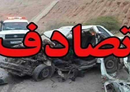 برخورد سه خودرو در محور دهگلان_بلبان آباد