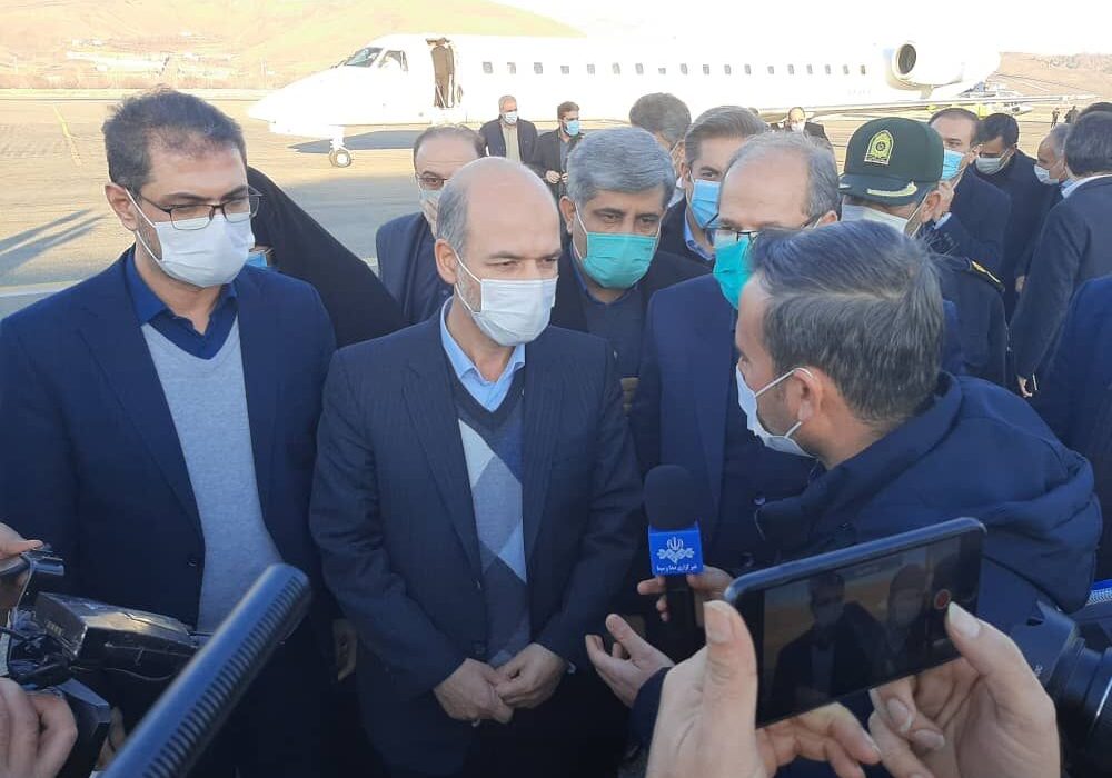 وزیر نیرو وارد سنندج شد