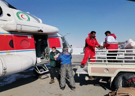 استاندار کردستان: مایحتاج روستاهای محصور در برف با بالگرد تامین می‌شود