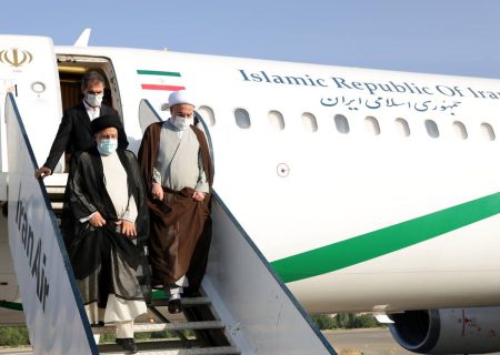 رییس جمهور وارد سنندج شد