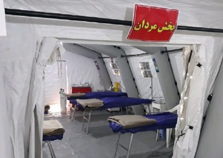 بیمارستان صحرایی ۵۰ تختخوابی در مرز باشماق مریوان مستقر شد