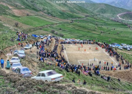 تصاویری از برگزاری مسابقات فوتبال جام روستاهای منطقه کوماسی به میزبانی روستای هلیزآباد