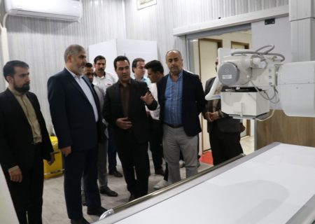 نصب و راه‌اندازی دستگاه جدید رادیولوژی دیجیتال بیمارستان بوعلی مریوان