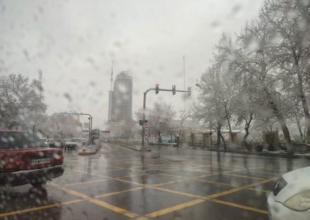 برف و باران از دوشنبه کردستان را در بر می‌گیرد