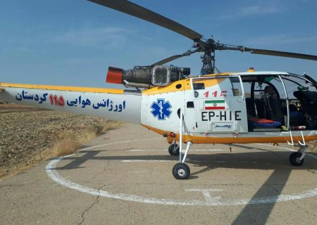اورژانس هوایی کردستان جان کولبر سروآبادی را نجات داد