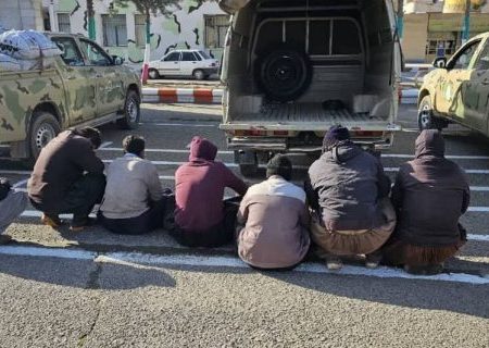 دستگیری ۷ نفر از قاچاقچیان زغال در شهرستان مریوان