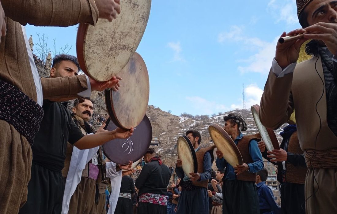 مراسم سنتی پیرشالیار در هورامان تخت برگزار شد