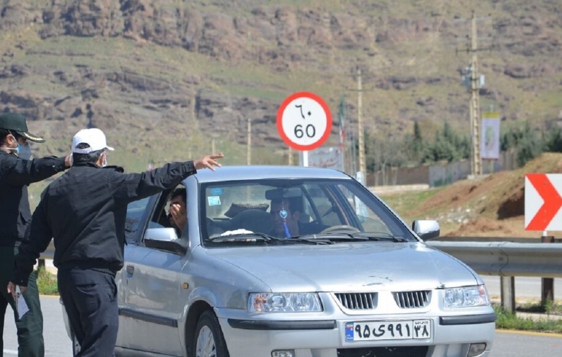 برخورد با رانندگان متخلف در طرح نوروزی پلیس