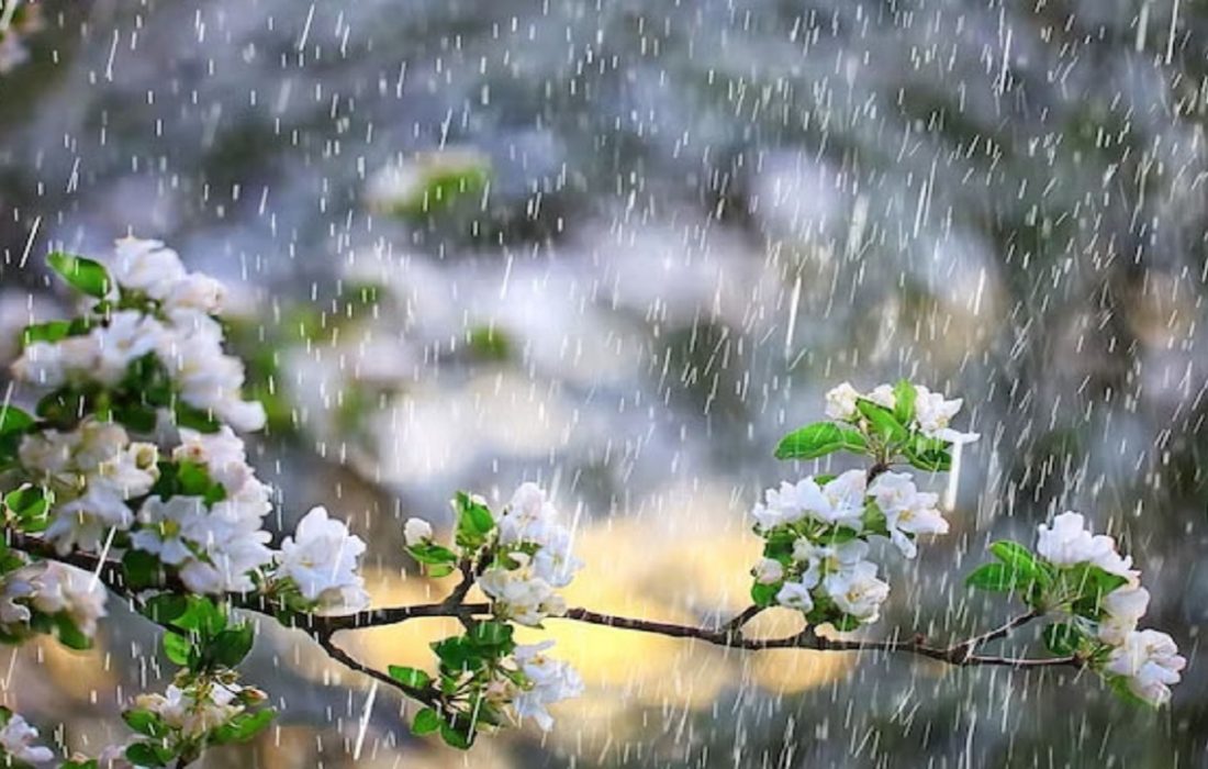 عبور موج بارشی از آسمان کردستان