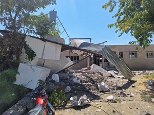 انفجار در کارگاه فیبرسازی در مریوان