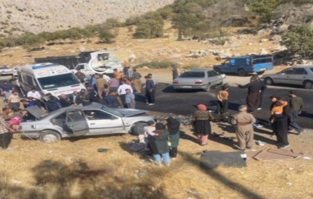 سانحه رانندگی در محور سروآباد – هورامان ۲ کشته و پنج مصدوم بر جای گذاشت