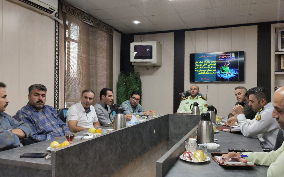 نشست صمیمی سرهنگ طیب محمدی با خبرنگاران به مناسبت هفته انتظامی