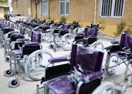 اهدای ۵۰ دستگاه ویلچر به کودکان مددجوی بهزیستی کردستان