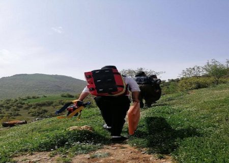 نجات بیمار قلبی در ارتفاعات صعب العبور مریوان
