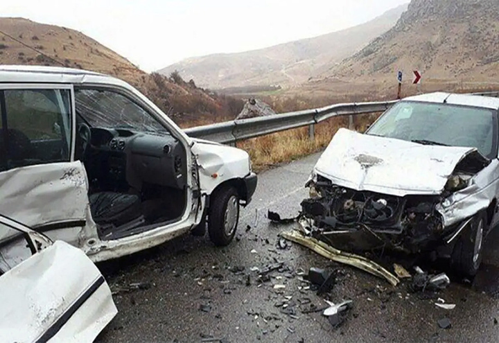 تجاوز به چپ در محور بانه – سقز ۲ فوتی و یک مصدوم به جا گذاشت