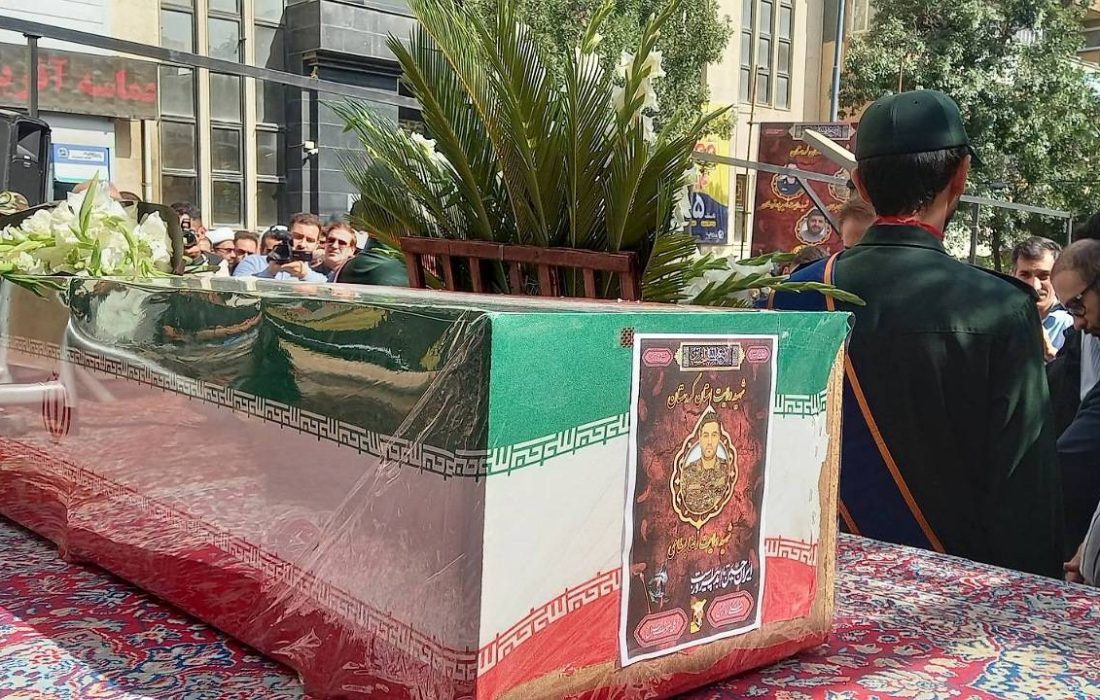 تشییع باشکوه شهید مدافع وطن در سنندج