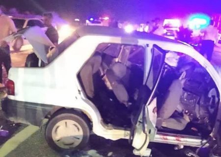 تصادف منجر به آتش سوزی در سارال ۷ مصدوم برجای گذاشت