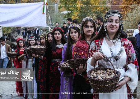 دومین جشنواره گردو در روستای بلچه سور و ماموله بخش کوماسی شهرستان مریوان برگزار شد