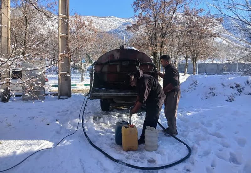 بیش از هفت میلیون لیتر نفت سفید به روستاهای کردستان ارسال شد