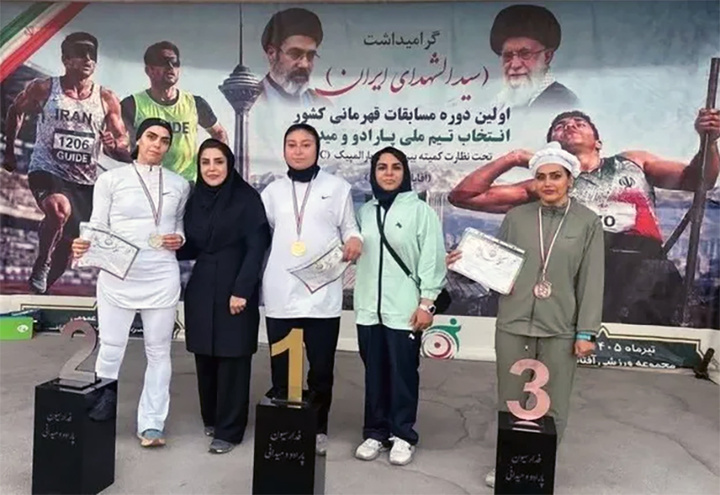 نایب‌قهرمانی بانوی کردستانی در مسابقات انتخابی تیم ملی پارادوومیدانی