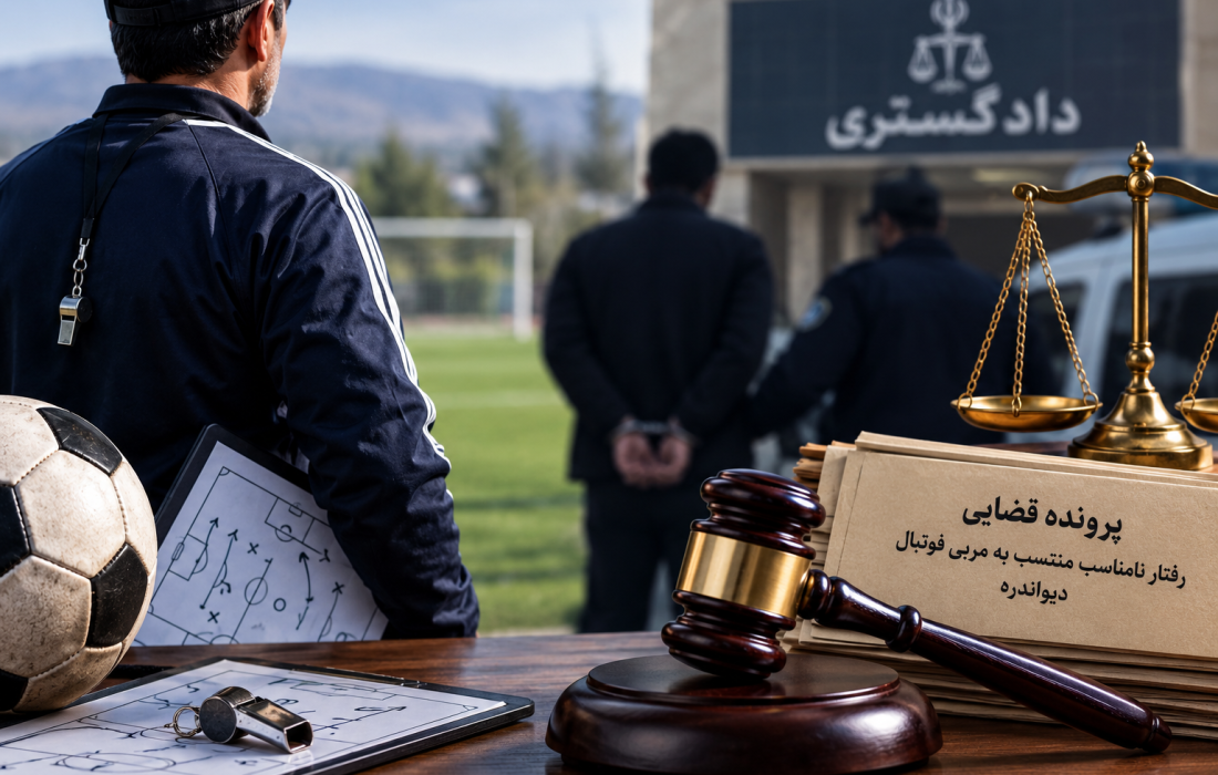 پرونده رفتار نامناسب منتسب به مربی فوتبال دیواندره در دست بررسی قضایی